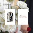Gallery viewerに画像を読み込む, 結婚式 ペーパーアイテム プロフィールブック おしゃれ シンプル 高級感 席次表 メニュー表 seanature ホテルウェディング