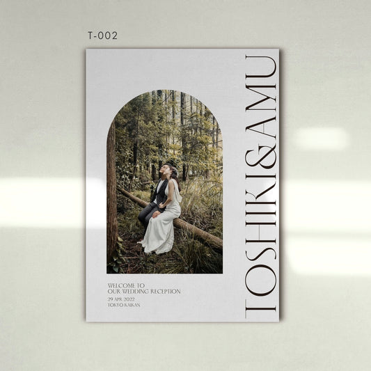 結婚式のおしゃれなウェルカムボード