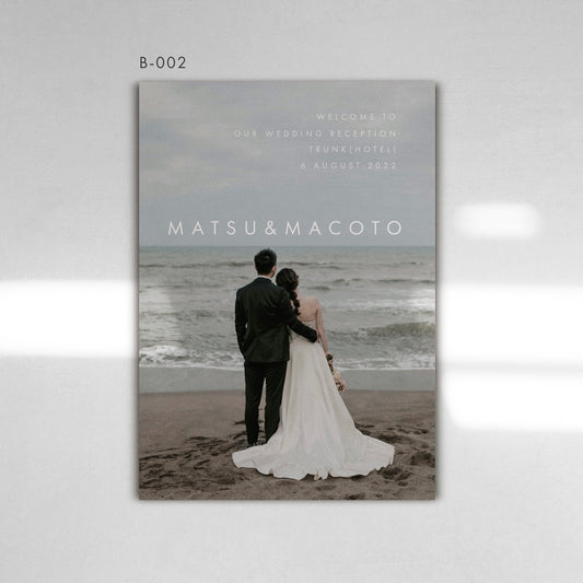 結婚式のおしゃれなウェルカムボード