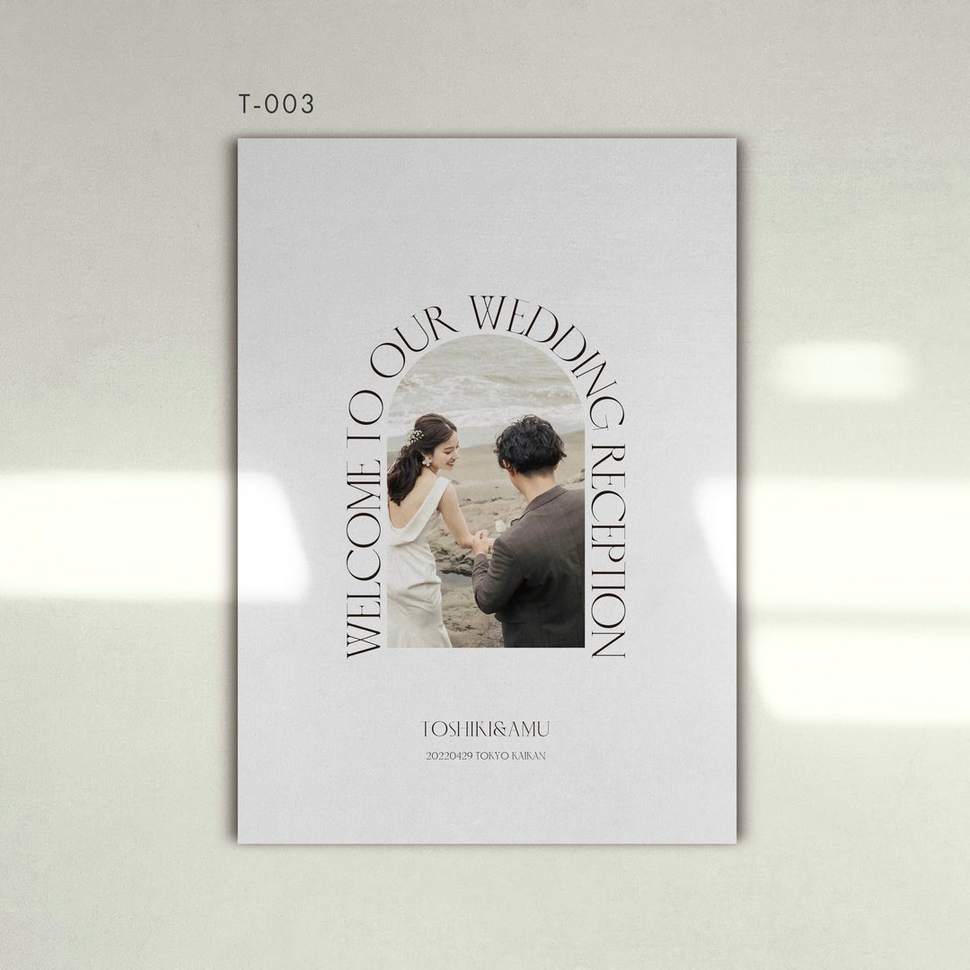 Photo Panel Welcome board | フォトパネルウェルカムボード