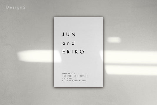 結婚式のおしゃれなウェルカムボード