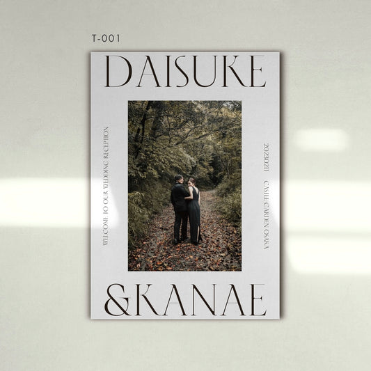 結婚式のおしゃれなウェルカムボード