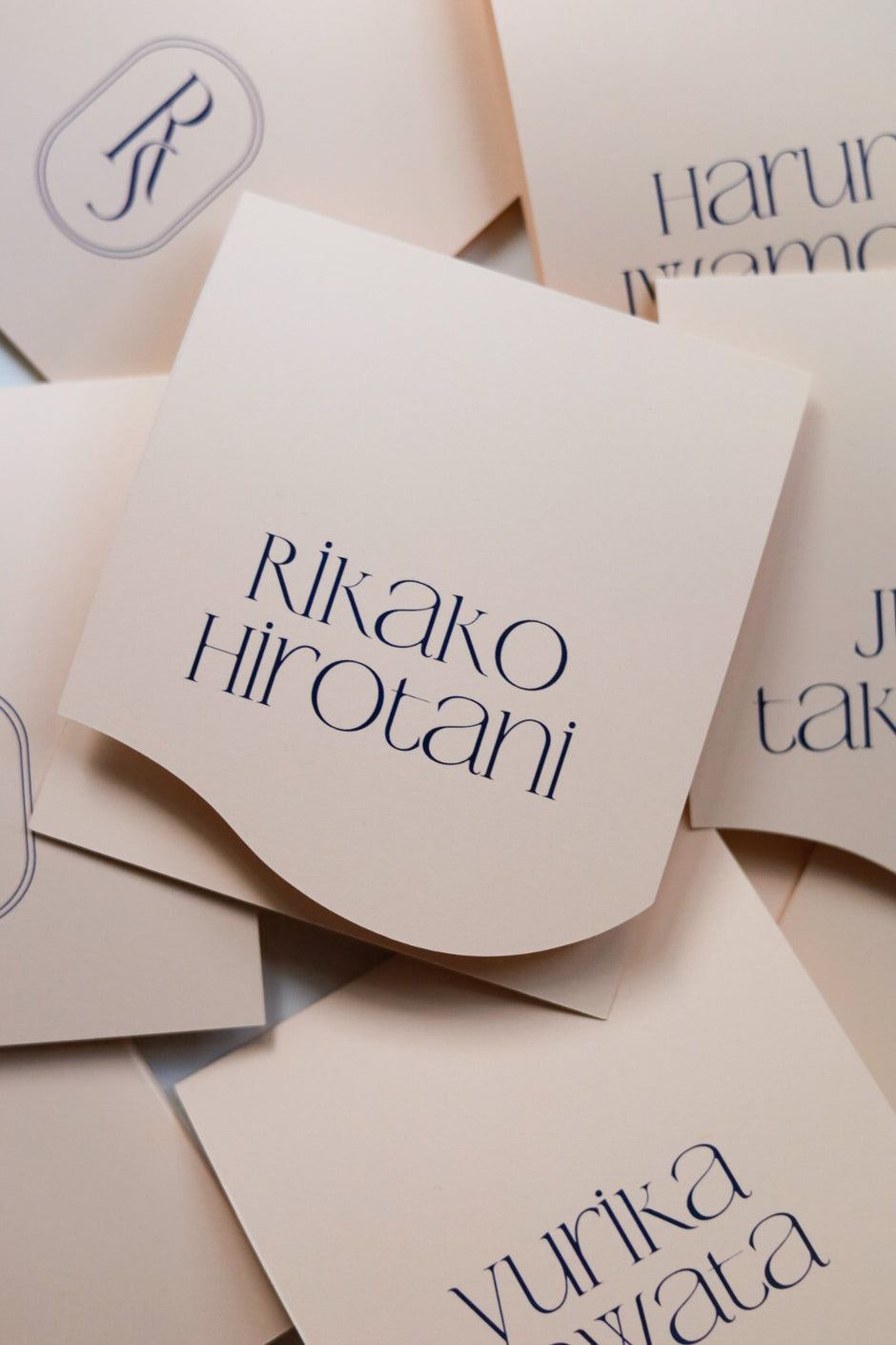 結婚式の席札一体型メニューカード